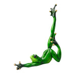 Maxbell Resin Creative 3D Craft Frog Figurine Office Desk Car Dashboard Onament d