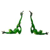 Maxbell Resin Creative 3D Craft Frog Figurine Office Desk Car Dashboard Onament d