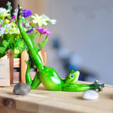 Maxbell Resin Creative 3D Craft Frog Figurine Office Desk Car Dashboard Onament d