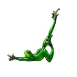 Maxbell Resin Creative 3D Craft Frog Figurine Office Desk Car Dashboard Onament d