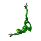Maxbell Resin Creative 3D Craft Frog Figurine Office Desk Car Dashboard Onament d