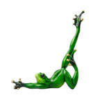 Maxbell Resin Creative 3D Craft Frog Figurine Office Desk Car Dashboard Onament d