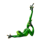 Maxbell Resin Creative 3D Craft Frog Figurine Office Desk Car Dashboard Onament d