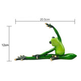Maxbell Resin Creative 3D Craft Frog Figurine Office Desk Car Dashboard Onament a