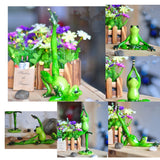 Maxbell Resin Creative 3D Craft Frog Figurine Office Desk Car Dashboard Onament a