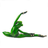 Maxbell Resin Creative 3D Craft Frog Figurine Office Desk Car Dashboard Onament a