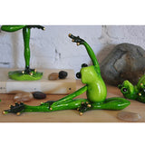 Maxbell Resin Creative 3D Craft Frog Figurine Office Desk Car Dashboard Onament a