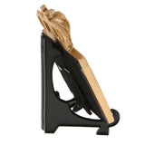 Maxbell Plastic Folding Plate Display Easel Stand Photo Holder Rack Black 14cm