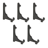 Maxbell Plastic Folding Plate Display Easel Stand Photo Holder Rack Black 14cm