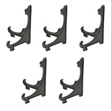 Maxbell Plastic Folding Plate Display Easel Stand Photo Holder Rack Black 14cm