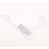 Maxbell Plastic Folding Plate Display Easel Stand Photo Holder Rack Clear 10cm