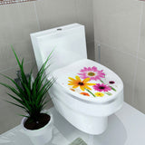 Maxbell Adhesive Bathroom Toilet Seat Cover Decal Sticker Mural Home Decoration 2#