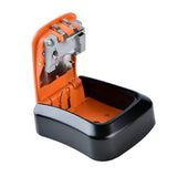 Maxbell Outdoor Wall Mounted Safe Key Box with Lock & Waterproof Cover  2#Orange