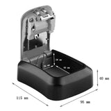 Maxbell Outdoor Wall Mounted Safe Key Box with Lock & Waterproof Cover  2#Orange