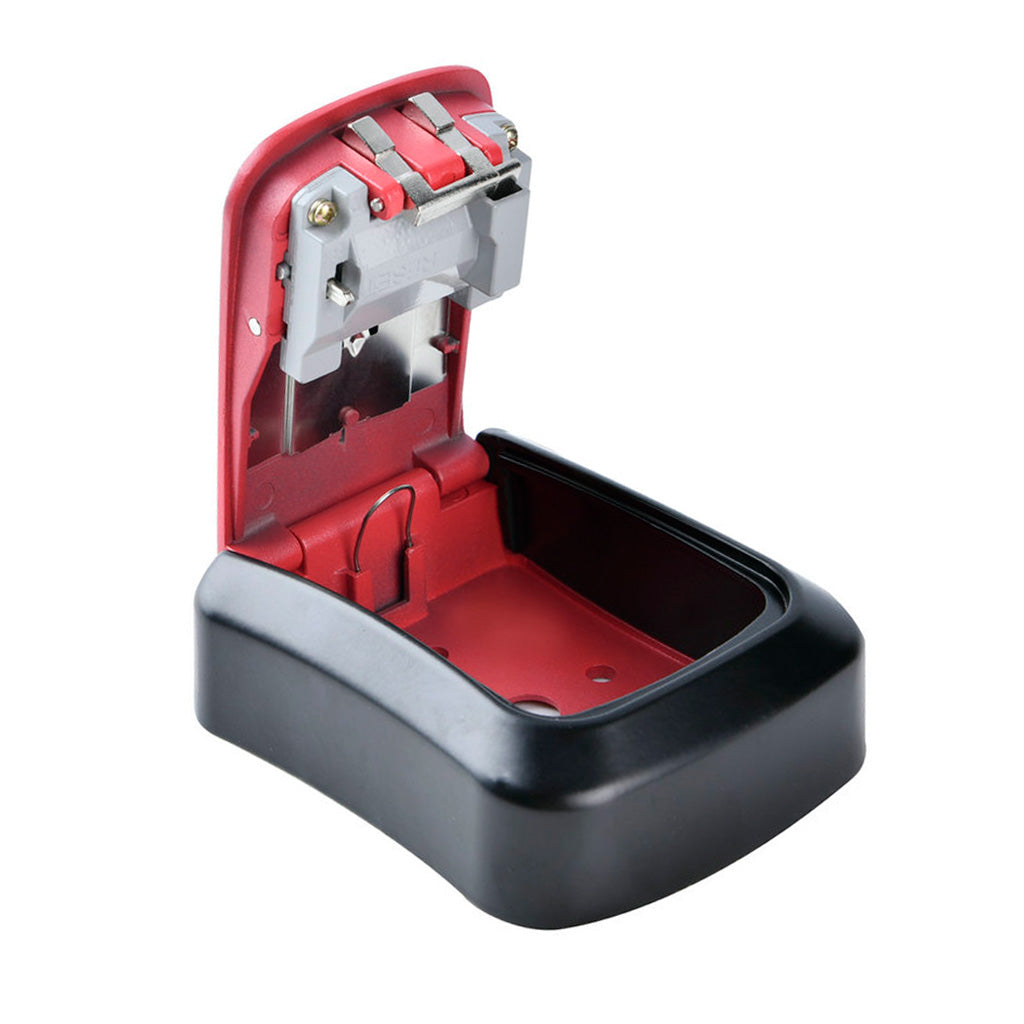 Maxbell Outdoor Wall Mounted Safe Key Box with Lock & Waterproof Cover  Red 2# Red