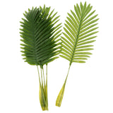 Maxbell 5PCS Artificial Coconut Tree Leaves Faux Foliage Home Decor Light Green_S