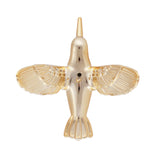 Maxbell Crystal Acrylic Birds Holiday Party Supplies Home Hanging Decor Gold