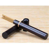 Maxbell Wooden Rosewood Incense Stick Holder Joss Stick Holder Box Black 2#