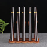 Maxbell Wooden Rosewood Incense Stick Holder Joss Stick Holder Box Black 2#