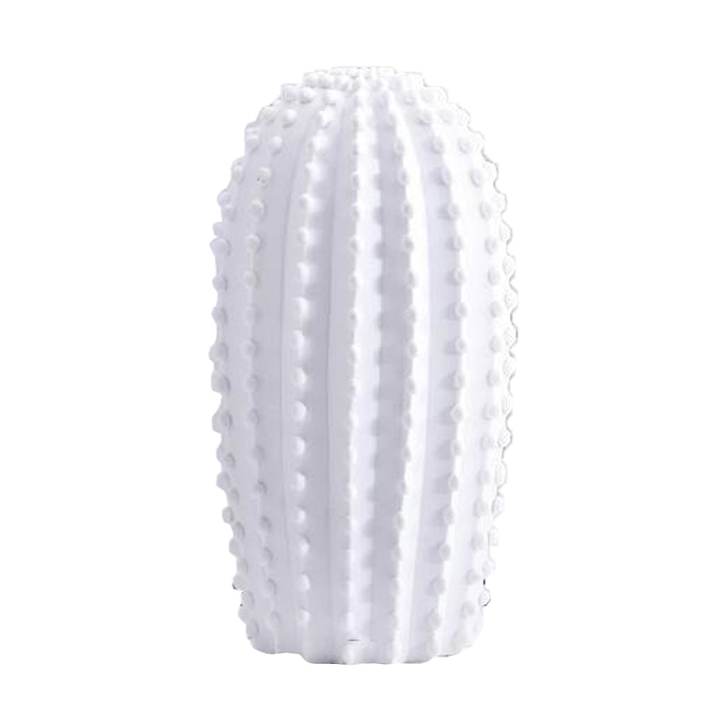 Maxbell Resin Cactus Decorative Ornament Cactus Furnishings Decoration Craft White_A