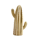Maxbell Resin Cactus Decorative Ornament Cactus Furnishings Decoration Craft Gold_C