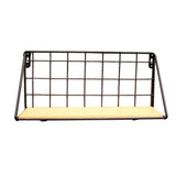 Maxbell Antique Iron Wire Wall Floating Shelves Flower Pot Planter Display Stand S
