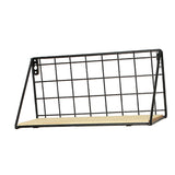 Maxbell Antique Iron Wire Wall Floating Shelves Flower Pot Planter Display Stand S