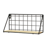 Maxbell Antique Iron Wire Wall Floating Shelves Flower Pot Planter Display Stand S