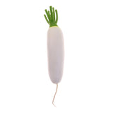Maxbell Decorative Plastic Artificial Fake Vegetables White Radish White Radish