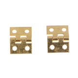 Maxbell 12x Jewelry Chest Box Miniature Dollhouse Door Window Cabinet Hinge Gold