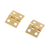 Maxbell 12x Jewelry Chest Box Miniature Dollhouse Door Window Cabinet Hinge Gold