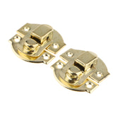 Maxbell 12Pcs Antique Buckle Alloy Box Buckle Wooden Box Lock Craft Hardware Yellow