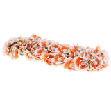 Maxbell 60pcs DIY Pearl Jewelry Garland Flowers Hanging Floral Wall Orange