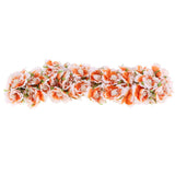 Maxbell 60pcs DIY Pearl Jewelry Garland Flowers Hanging Floral Wall Orange