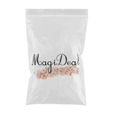 Maxbell 60pcs DIY Pearl Jewelry Garland Flowers Hanging Floral Wall Orange