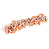 Maxbell 60pcs DIY Pearl Jewelry Garland Flowers Hanging Floral Wall Orange