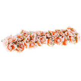 Maxbell 60pcs DIY Pearl Jewelry Garland Flowers Hanging Floral Wall Orange