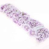 Maxbell 60pcs DIY Pearl Jewelry Garland Flowers Hanging Floral Wall Purple