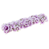 Maxbell 60pcs DIY Pearl Jewelry Garland Flowers Hanging Floral Wall Purple