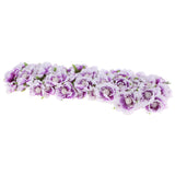 Maxbell 60pcs DIY Pearl Jewelry Garland Flowers Hanging Floral Wall Purple