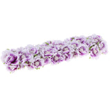 Maxbell 60pcs DIY Pearl Jewelry Garland Flowers Hanging Floral Wall Purple