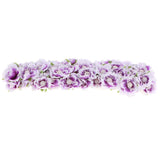 Maxbell 60pcs DIY Pearl Jewelry Garland Flowers Hanging Floral Wall Purple