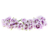 Maxbell 60pcs DIY Pearl Jewelry Garland Flowers Hanging Floral Wall Purple