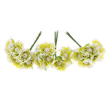 Maxbell 60pcs DIY Pearl Jewelry Garland Flowers Hanging Floral Wall Yellow