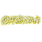 Maxbell 60pcs DIY Pearl Jewelry Garland Flowers Hanging Floral Wall Yellow