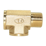 Maxbell 1/2'' Brass Pipe 3 Way Thread Fitting Coupler Connector DN15 #2 F-F-M