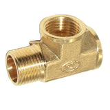 Maxbell 1/2'' Brass Pipe 3 Way Thread Fitting Coupler Connector DN15 #2 F-F-M