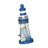 Maxbell Wooden Mediterranean Nautical Tropical Lighthouse Sailing Decor Ornament D