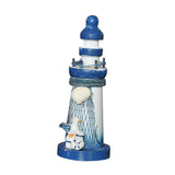 Maxbell Wooden Mediterranean Nautical Tropical Lighthouse Sailing Decor Ornament D