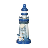 Maxbell Wooden Mediterranean Nautical Tropical Lighthouse Sailing Decor Ornament D